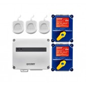 Система контроля протечки воды Koer KR.1501.SET (кран 1/2" 2 шт + датчик 3 шт)